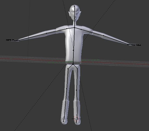 low poly character rigged Low-poly 3D model_4