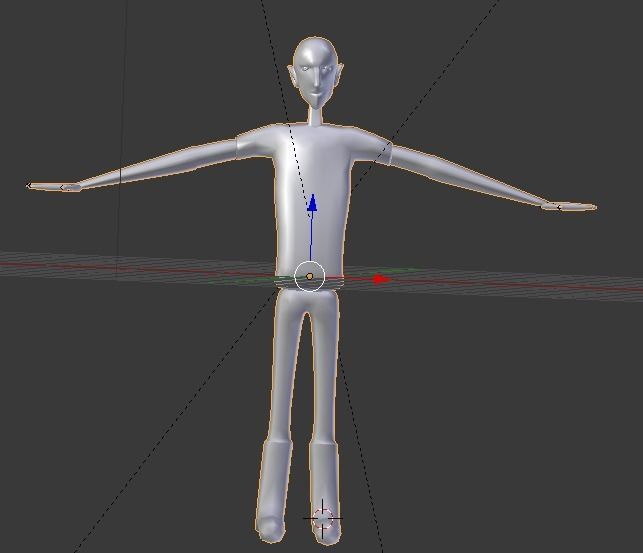 low poly character rigged Low-poly 3D model_3