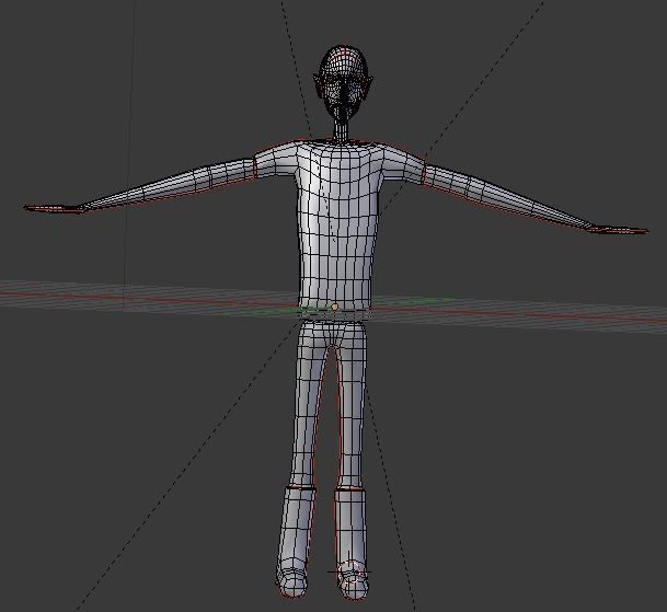 low poly character rigged Low-poly 3D model_5