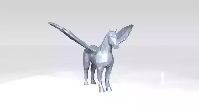Pegasus Low Poligonal