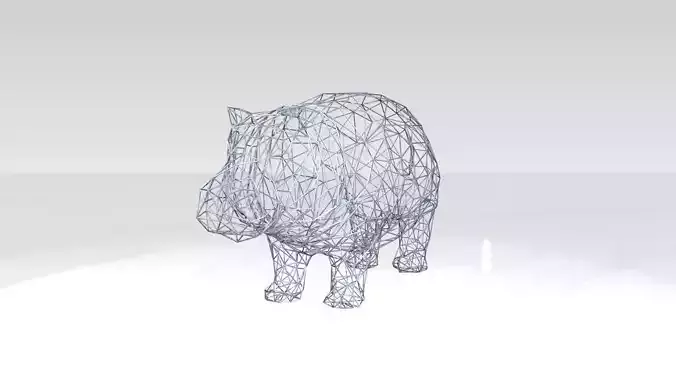 Hippo Wireframe