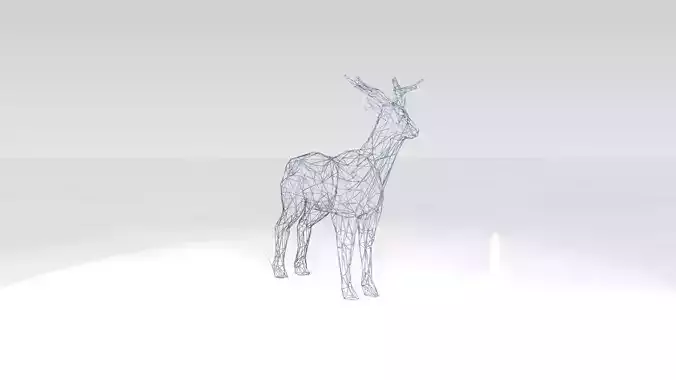 Deer Wireframe