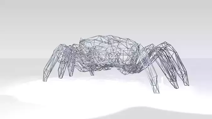 Crab Wireframe