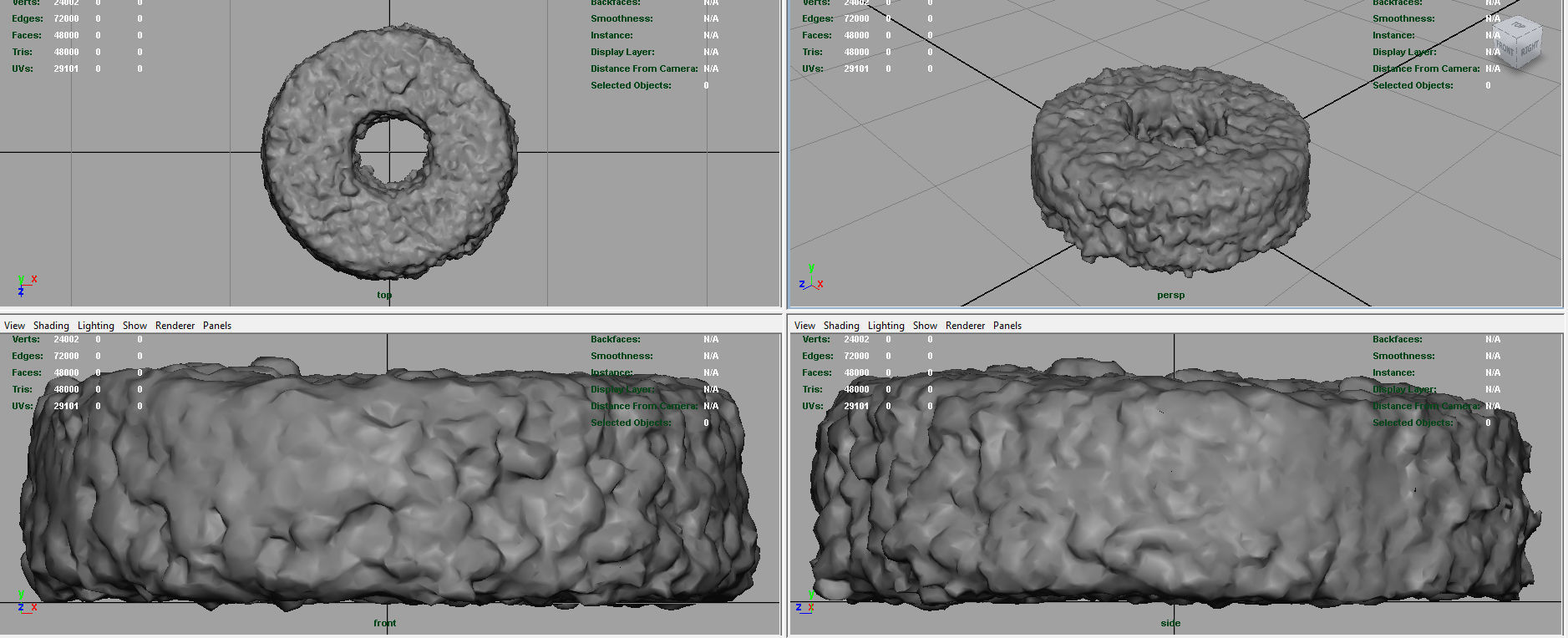 PINEAPPLE CHEESE Low-poly 3D model_13