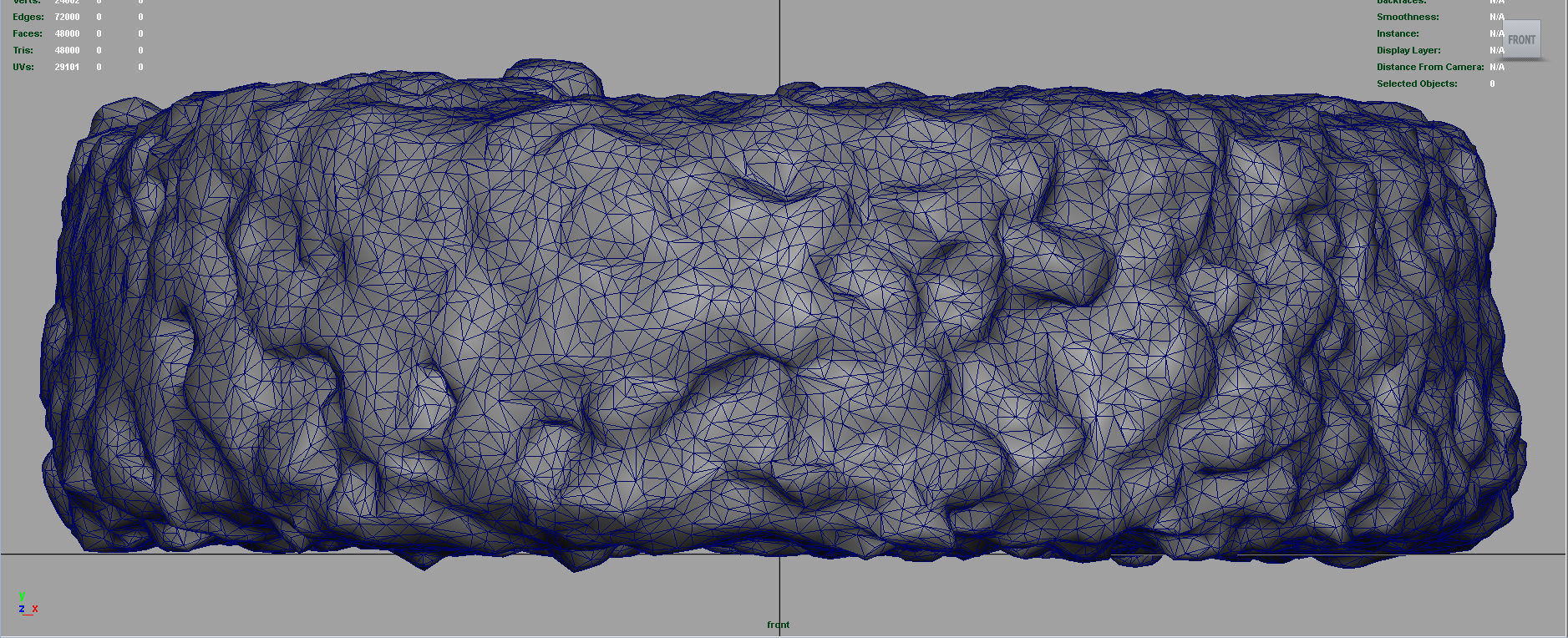 PINEAPPLE CHEESE Low-poly 3D model_11