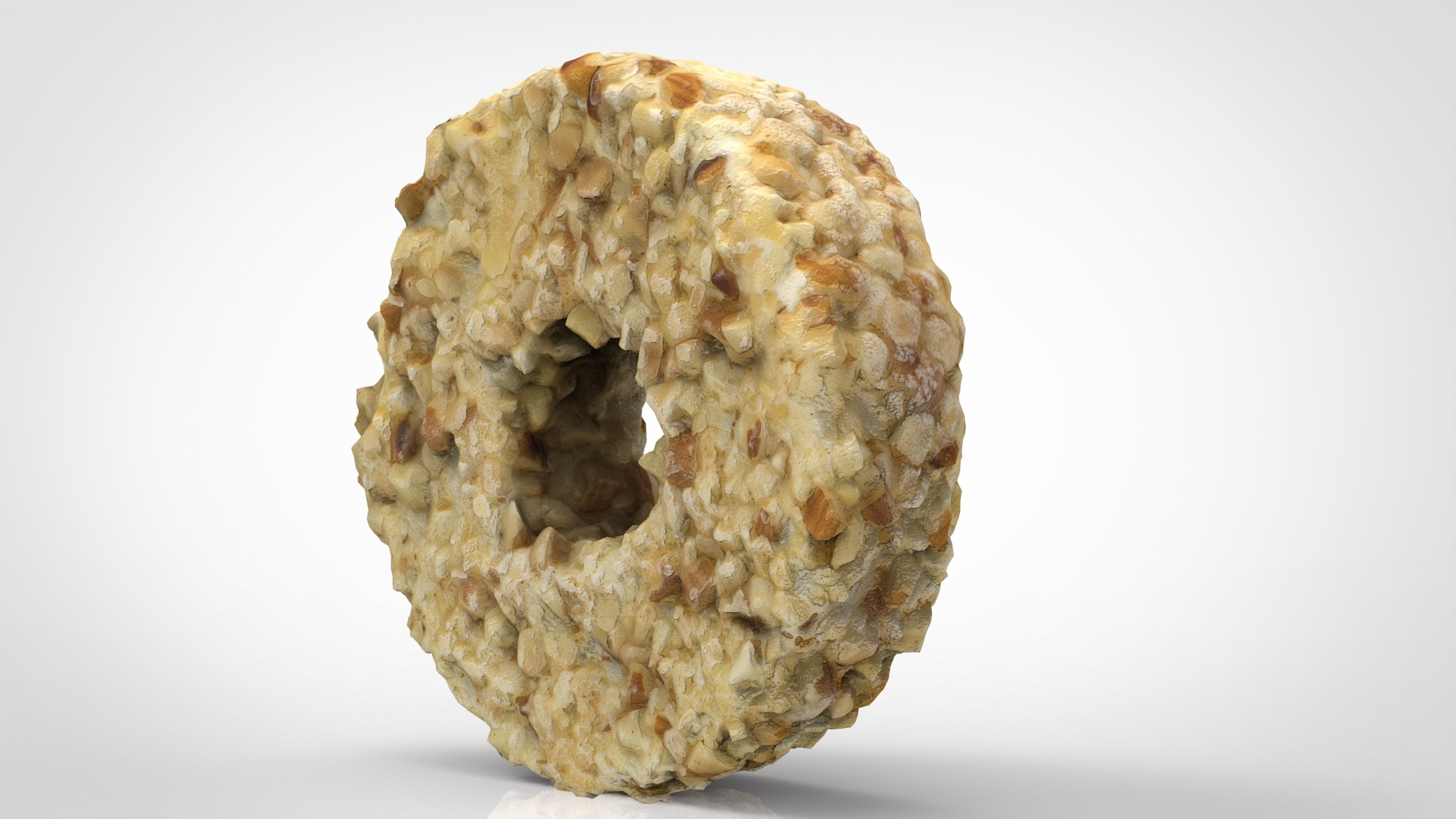 PINEAPPLE CHEESE Low-poly 3D model_2