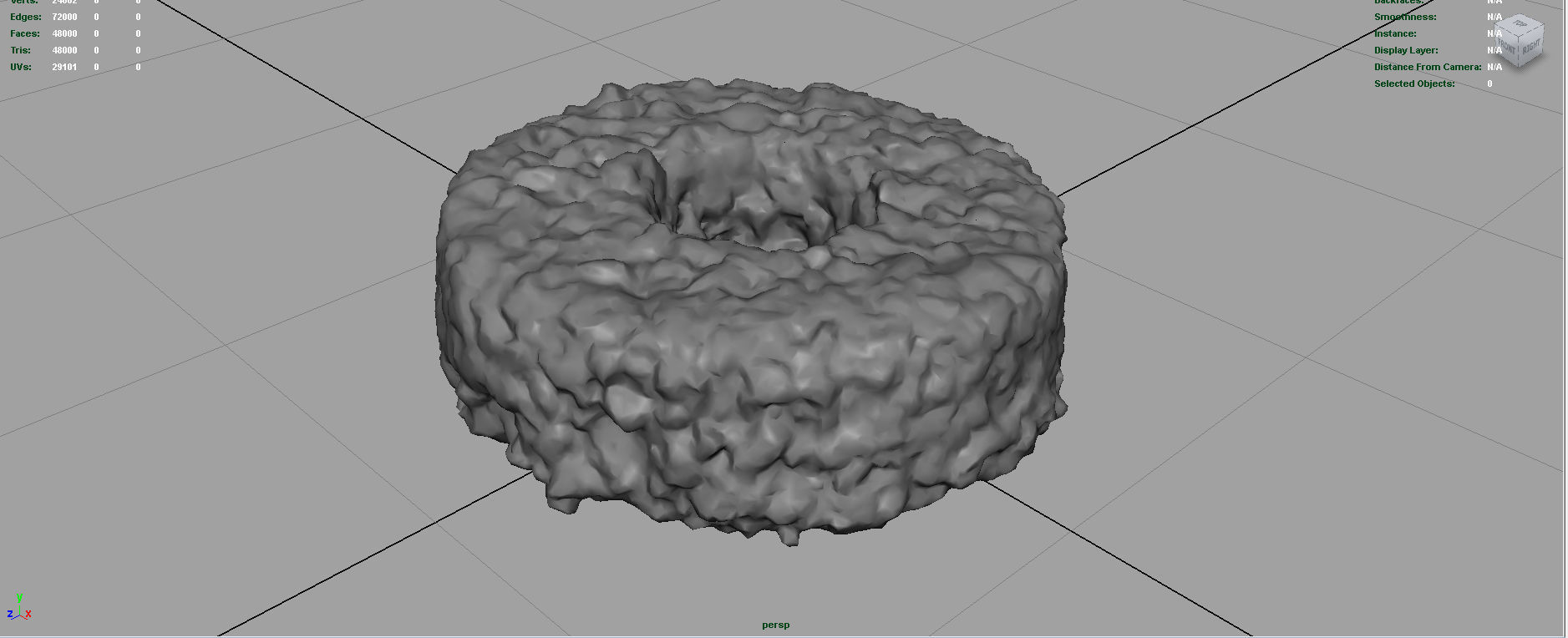 PINEAPPLE CHEESE Low-poly 3D model_5