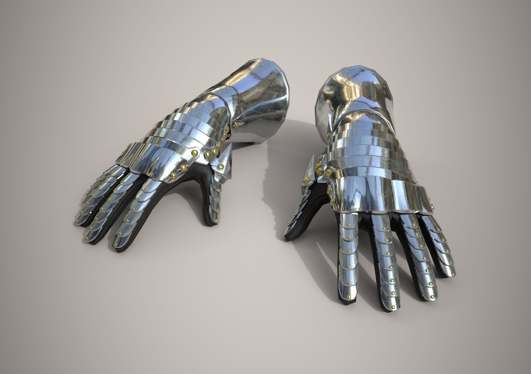 HIE Game Ready Hand Armor D180423 3D model_1