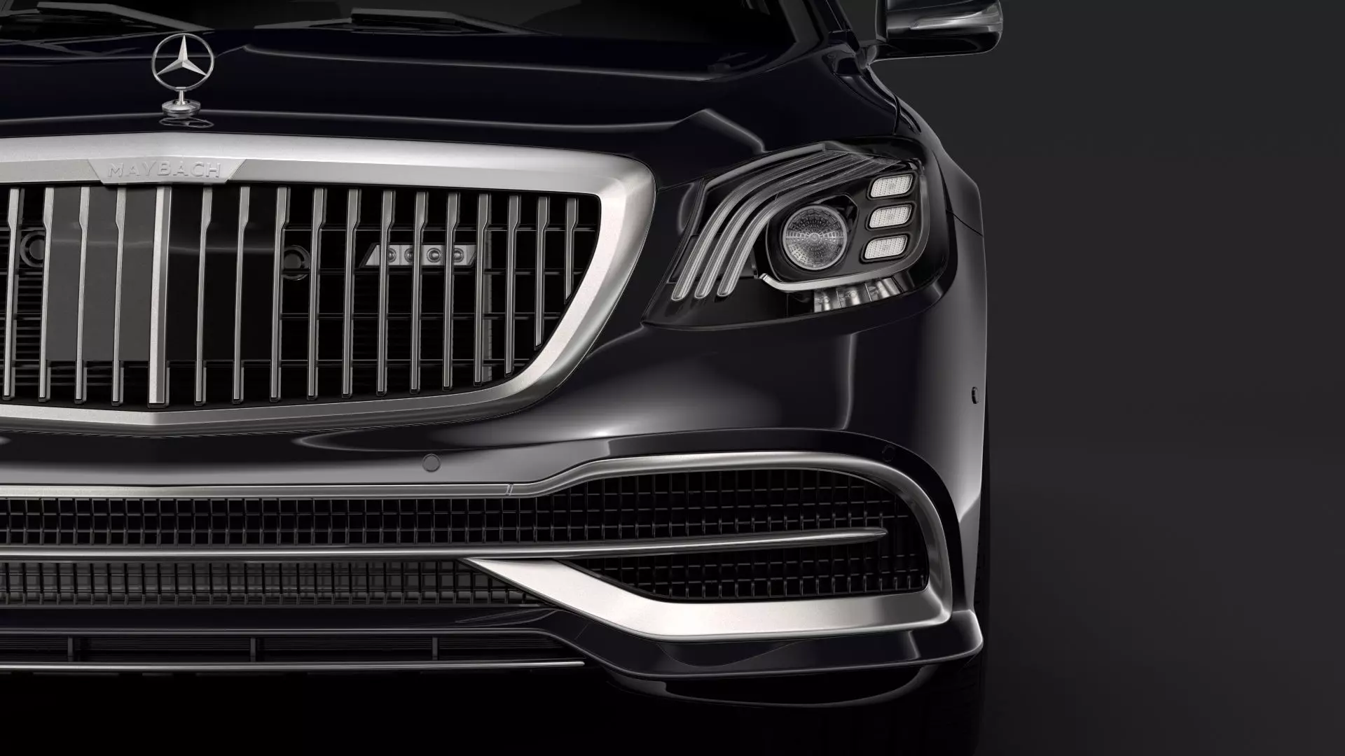 Mercedes Maybach S 650 Pullman Guard VV222 2019 3D model