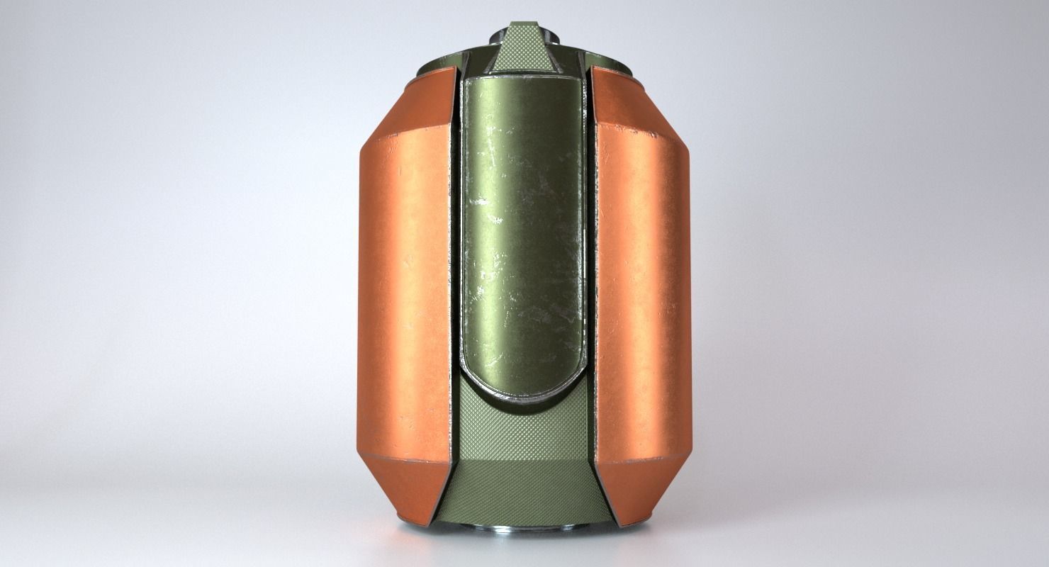 Plasma Grenade 3D model_4