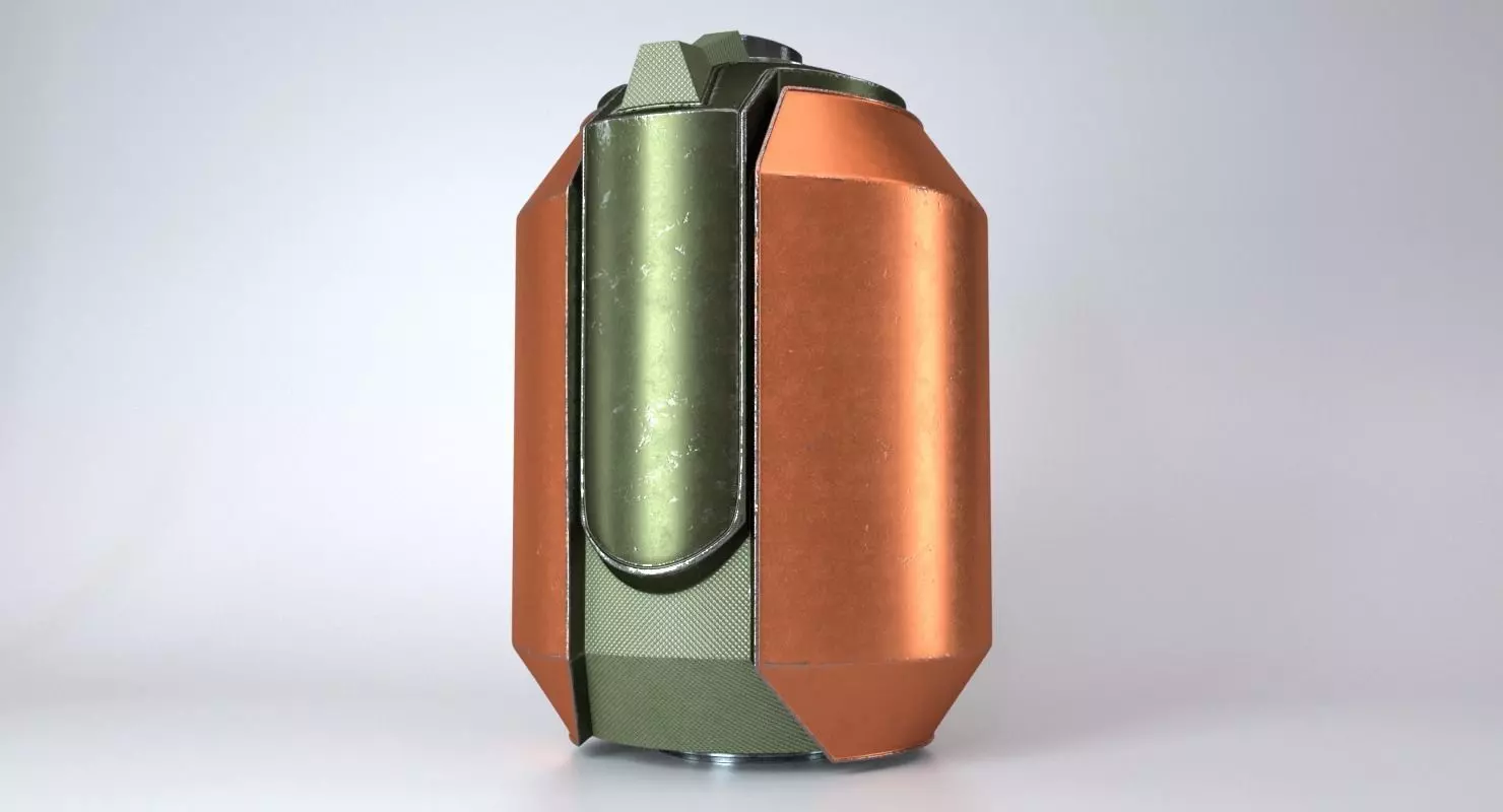Plasma Grenade 3D model_0