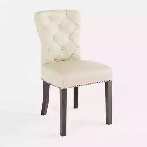 Vanilla Leather Dinning Chair CORONA 