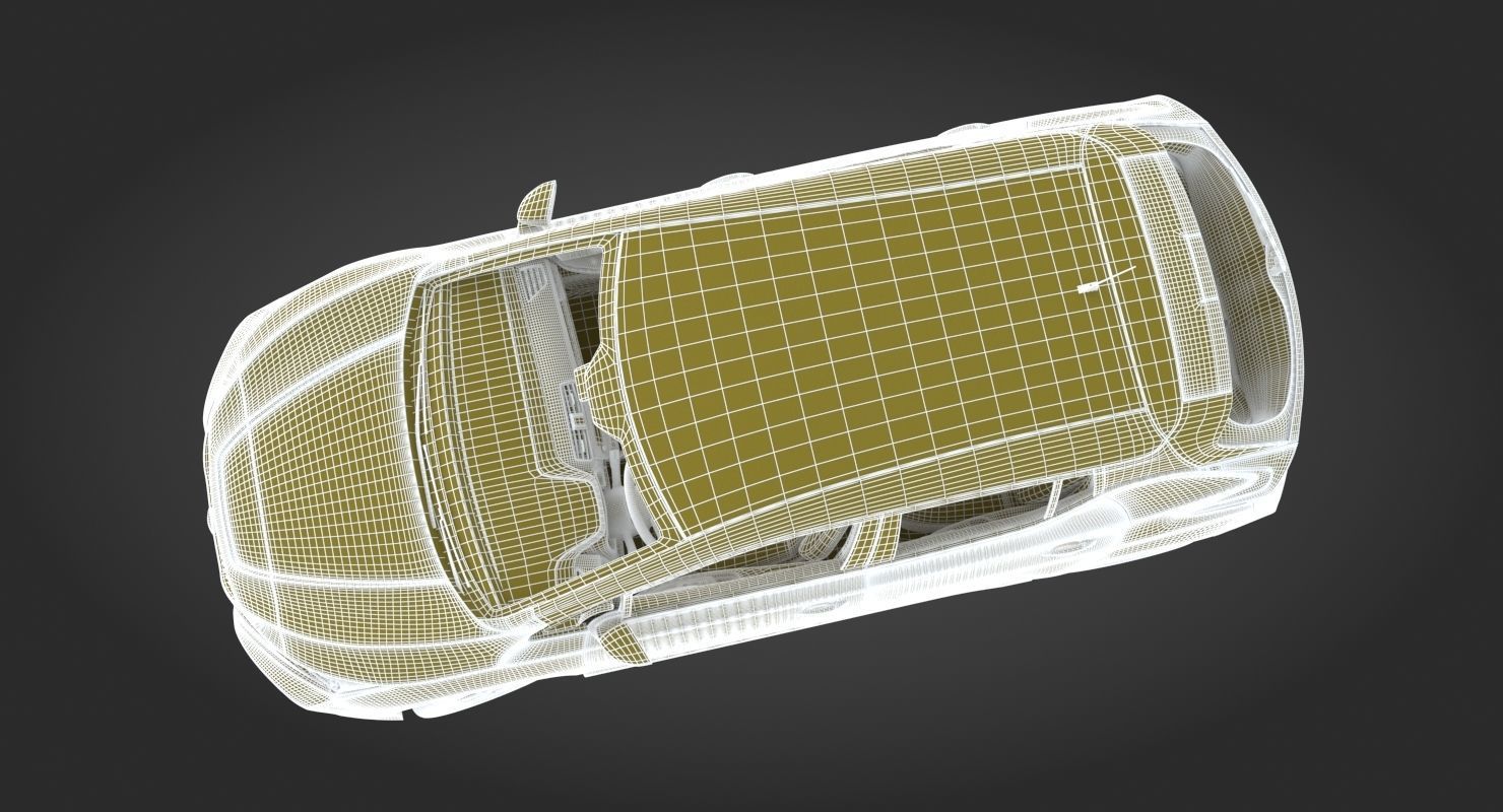 2018 Nissan Leaf White 3D model_27