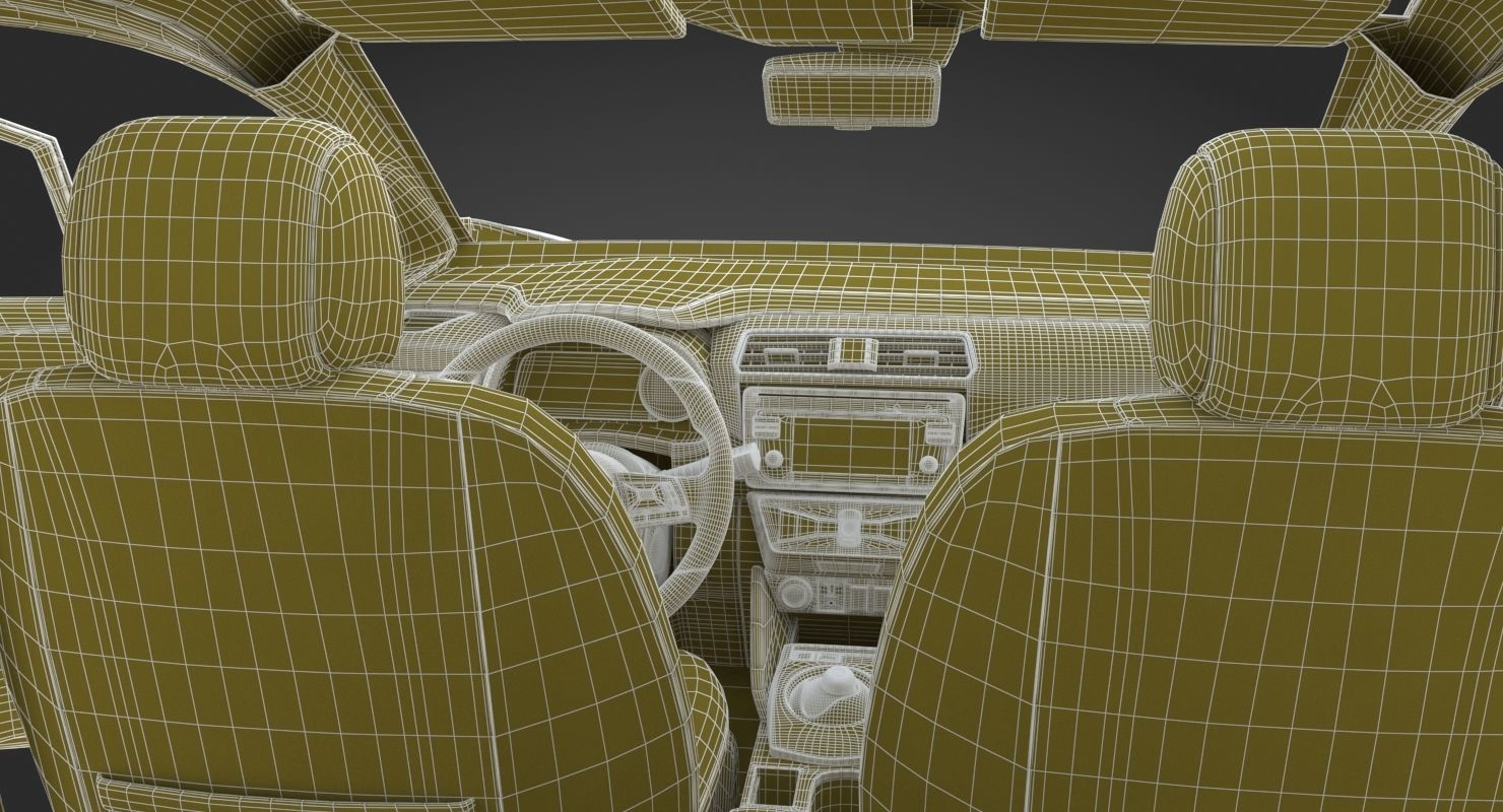 2018 Nissan Leaf White 3D model_35