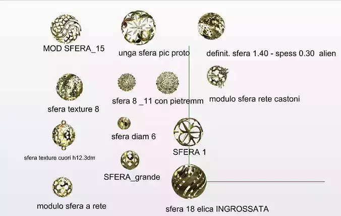 Set 11 diagram showing gold