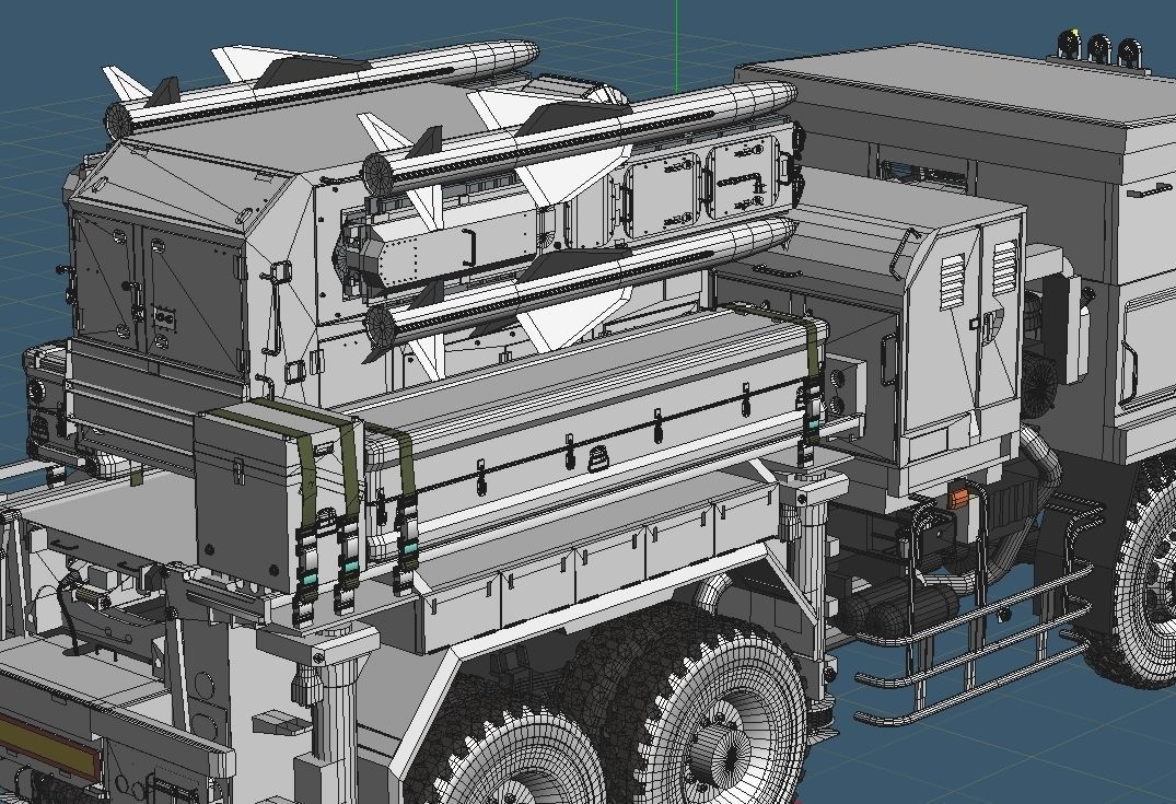 JGSDF Type 81 Surface-to-Air Missile 3D model_8