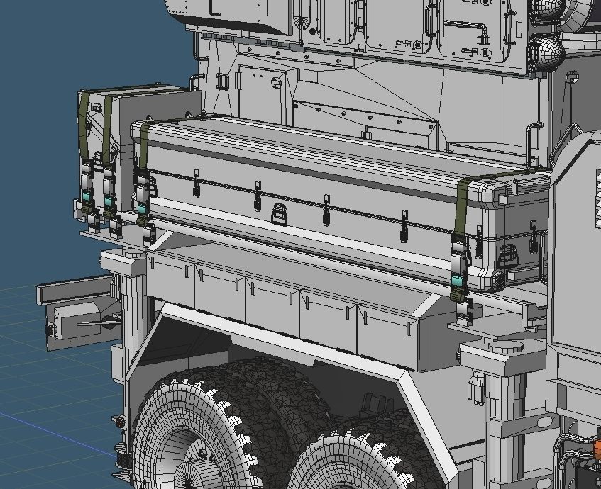JGSDF Type 81 Surface-to-Air Missile 3D model_9