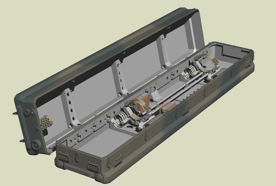 JGSDF Type 81 Surface-to-Air Missile 3D model_5