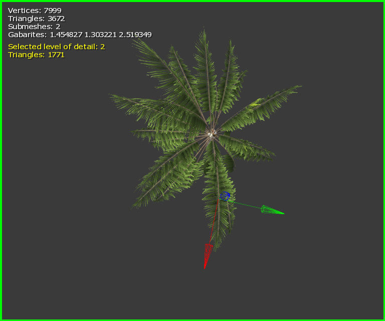 3D Palm Tree Low-poly 3D model_17
