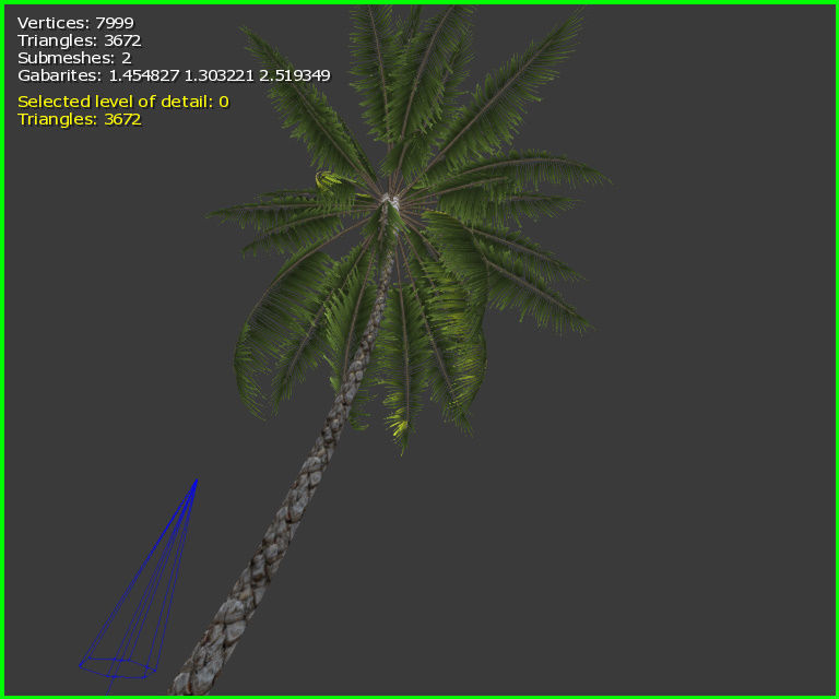 3D Palm Tree Low-poly 3D model_7