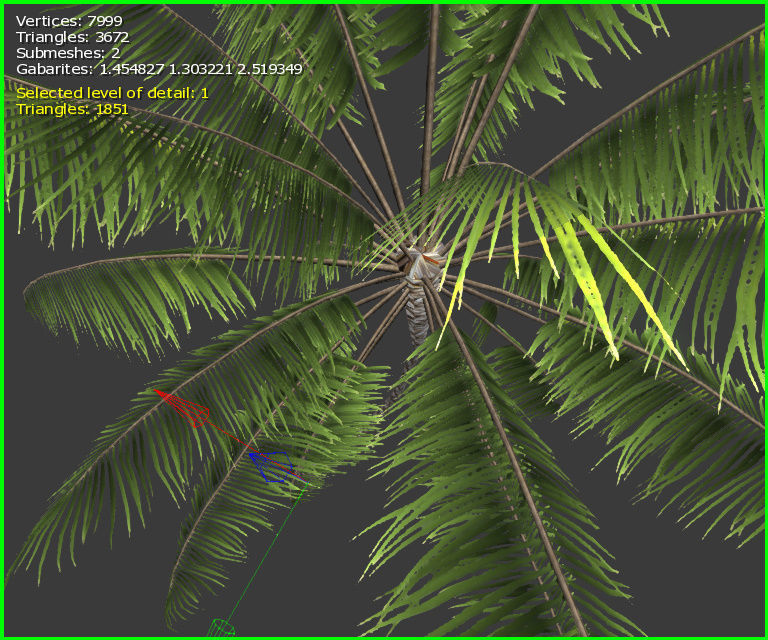 3D Palm Tree Low-poly 3D model_20