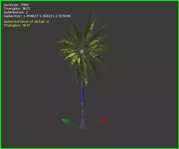 3D Palm Tree