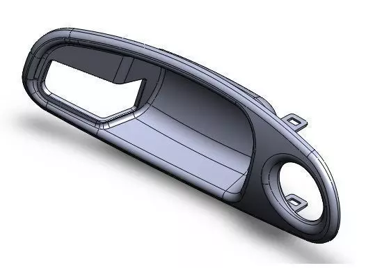 Door Handle Bezel 3D model_0