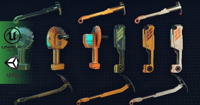 Sci-Fi Tools 3D model