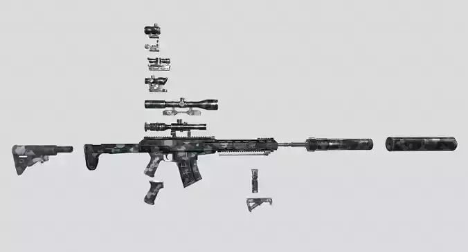 SK-16 Kit 3D model SK-16 Kit 3D model
