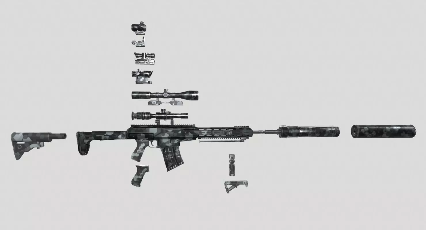 SK-16 Kit 3D model_0