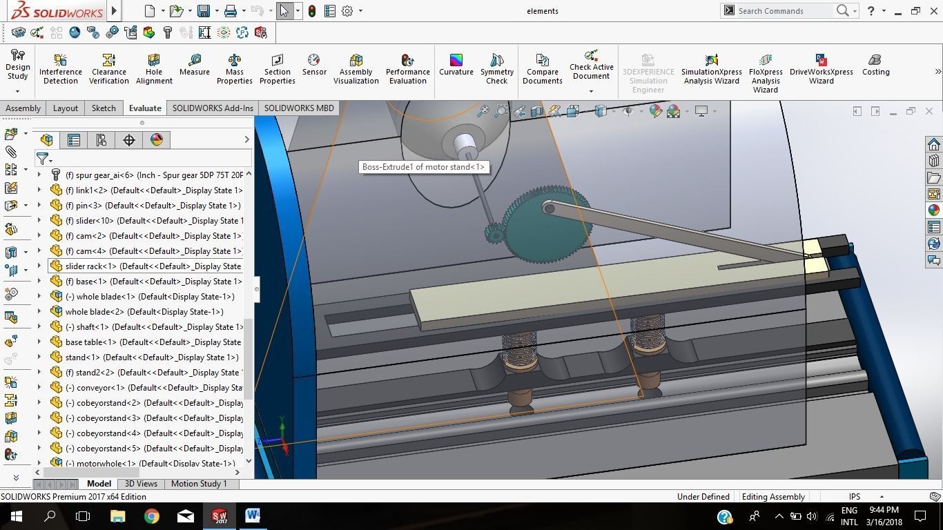 Steel Plate Puncher with Conveyor feed 3D print model_4