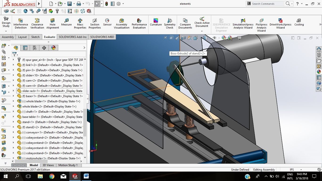 Steel Plate Puncher with Conveyor feed 3D print model_1