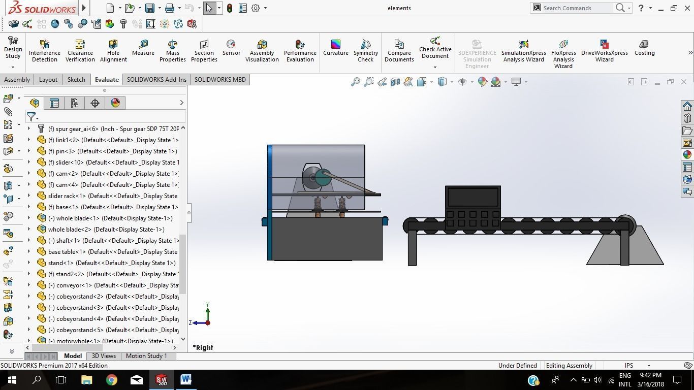 Steel Plate Puncher with Conveyor feed 3D print model_5