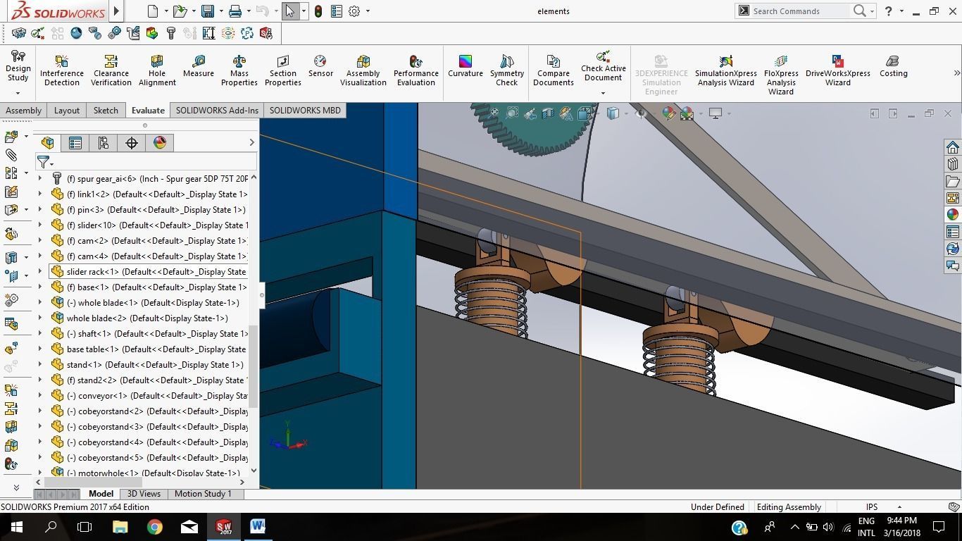 Steel Plate Puncher with Conveyor feed 3D print model_2