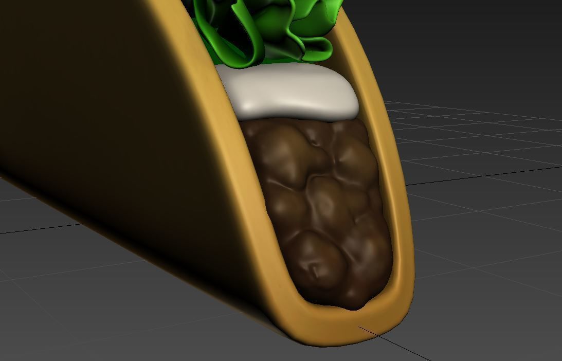 Cartoon Taco 3D model_11