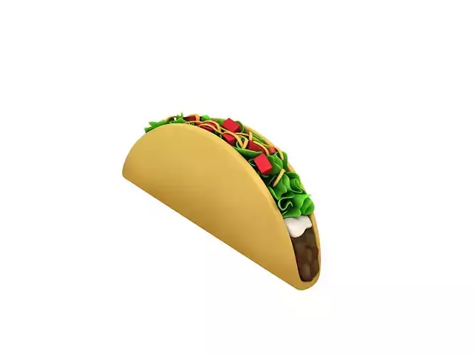Cartoon Taco