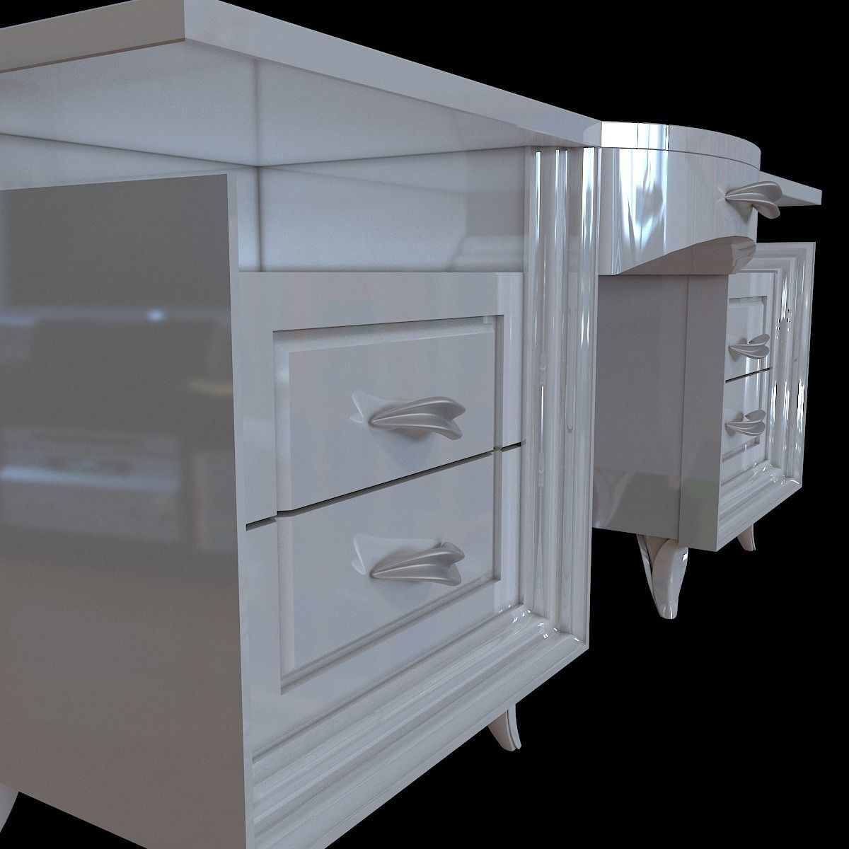 make up table 3D model_4