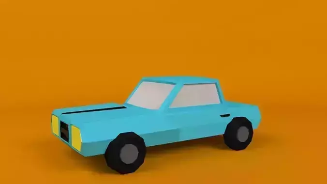 Low-poly car