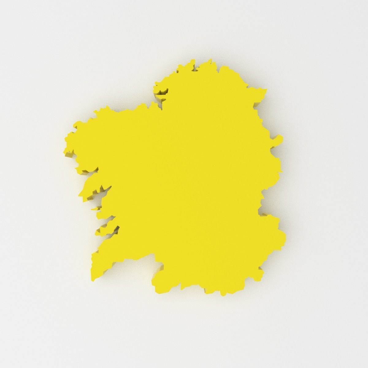 Map of Spain Low-poly 3D model_33