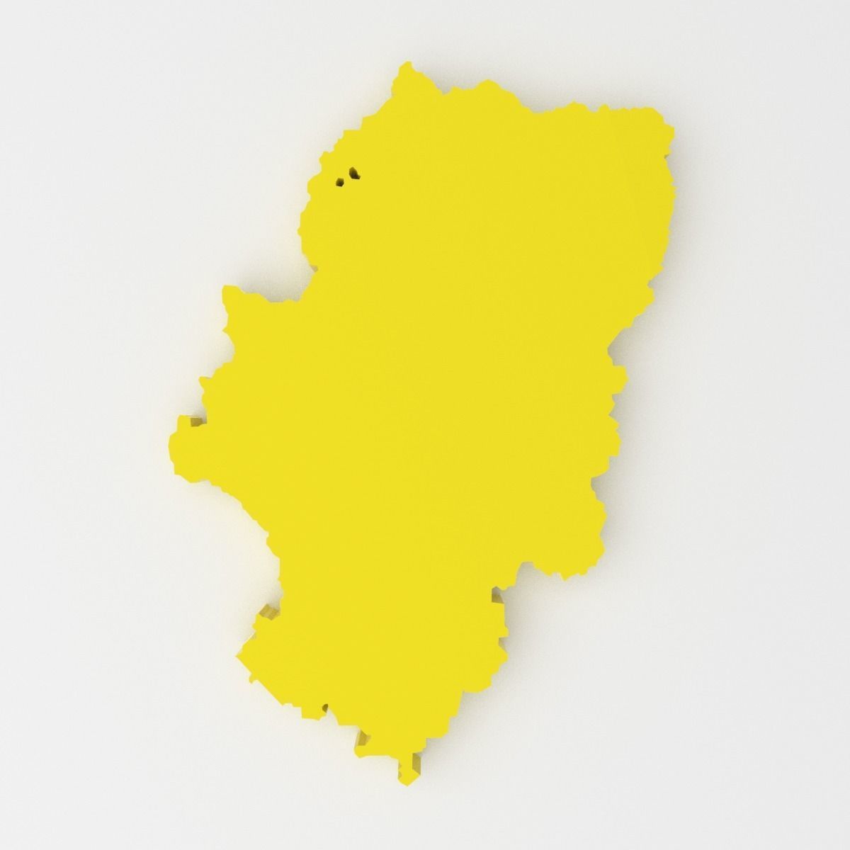 Map of Spain Low-poly 3D model_19