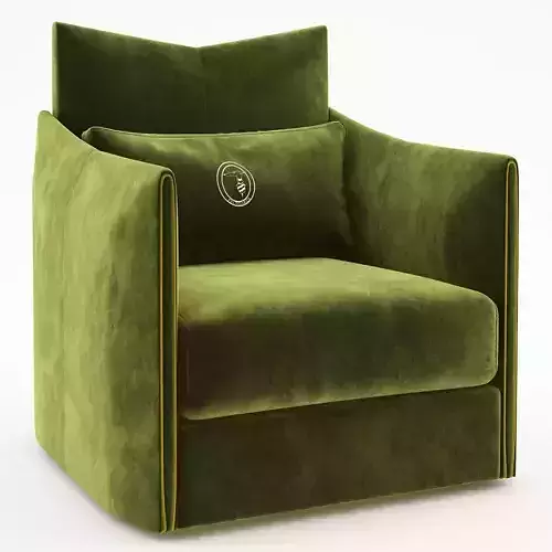 Maryl velvet swivel chair