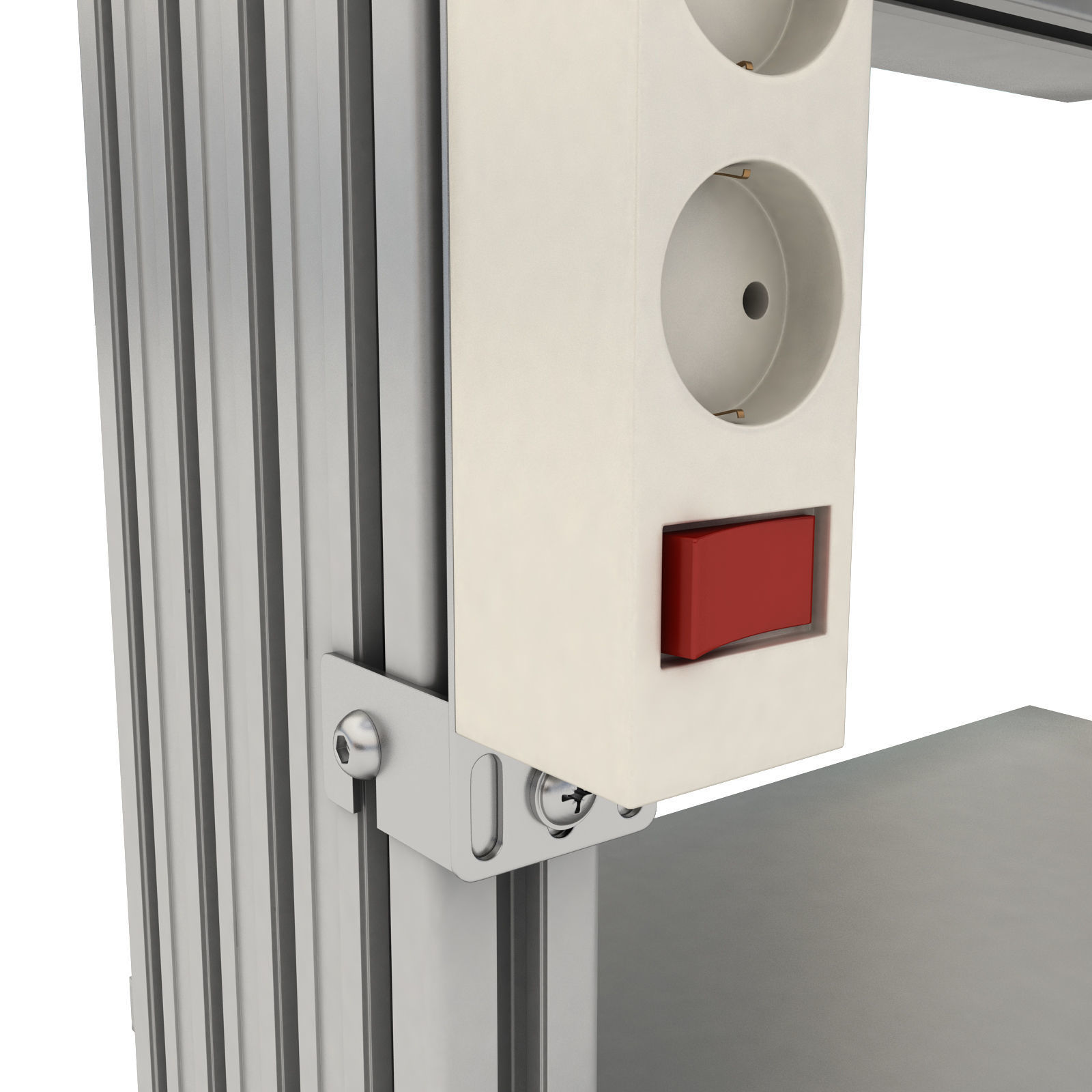 Mobile rack for electrical equipment 3 3D model_3