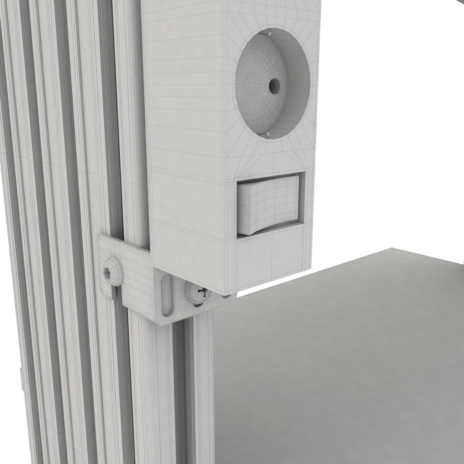 Mobile rack for electrical equipment 3 3D model_8