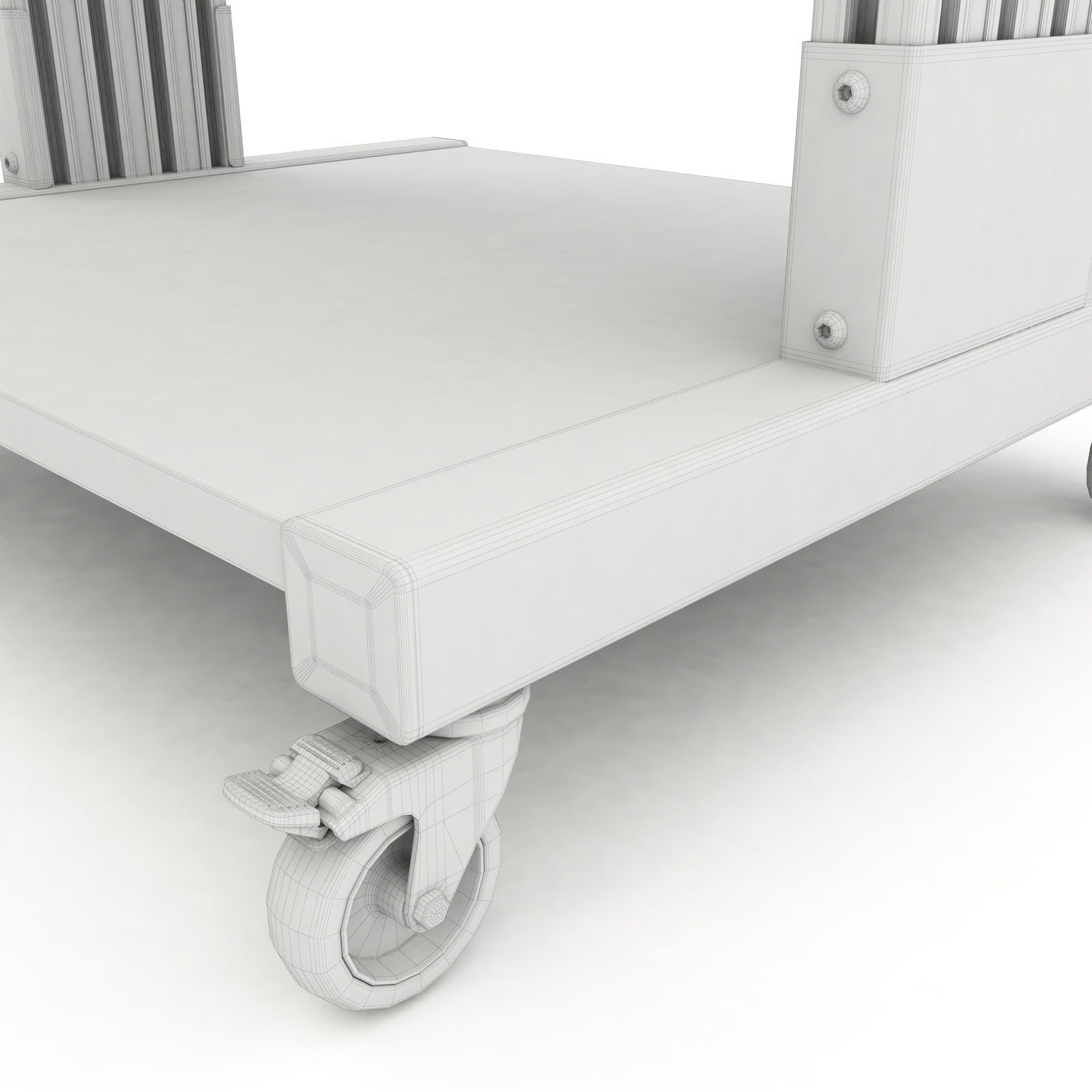 Mobile rack for electrical equipment 3 3D model_7