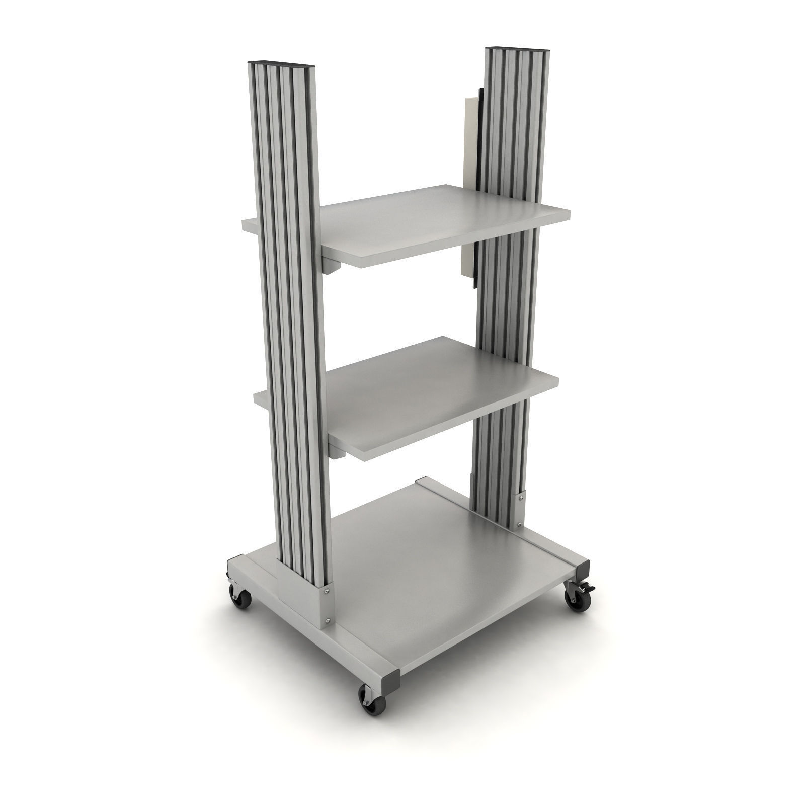 Mobile rack for electrical equipment 3 3D model_2