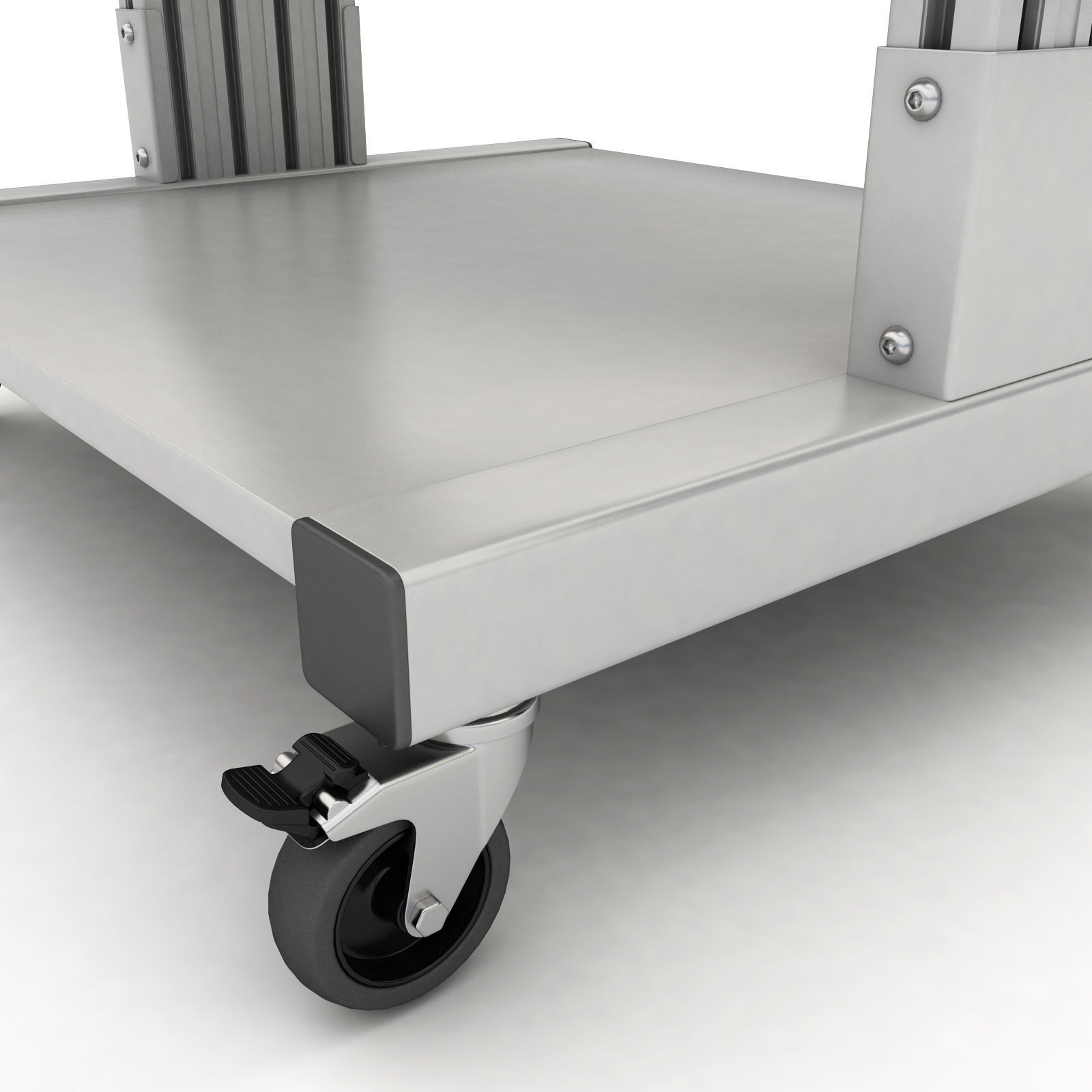 Mobile rack for electrical equipment 3 3D model_4