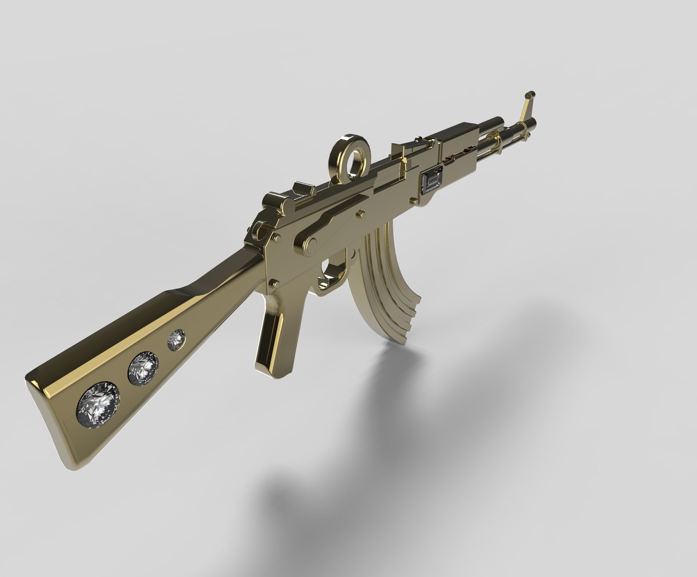 AK 47 3D print model_2