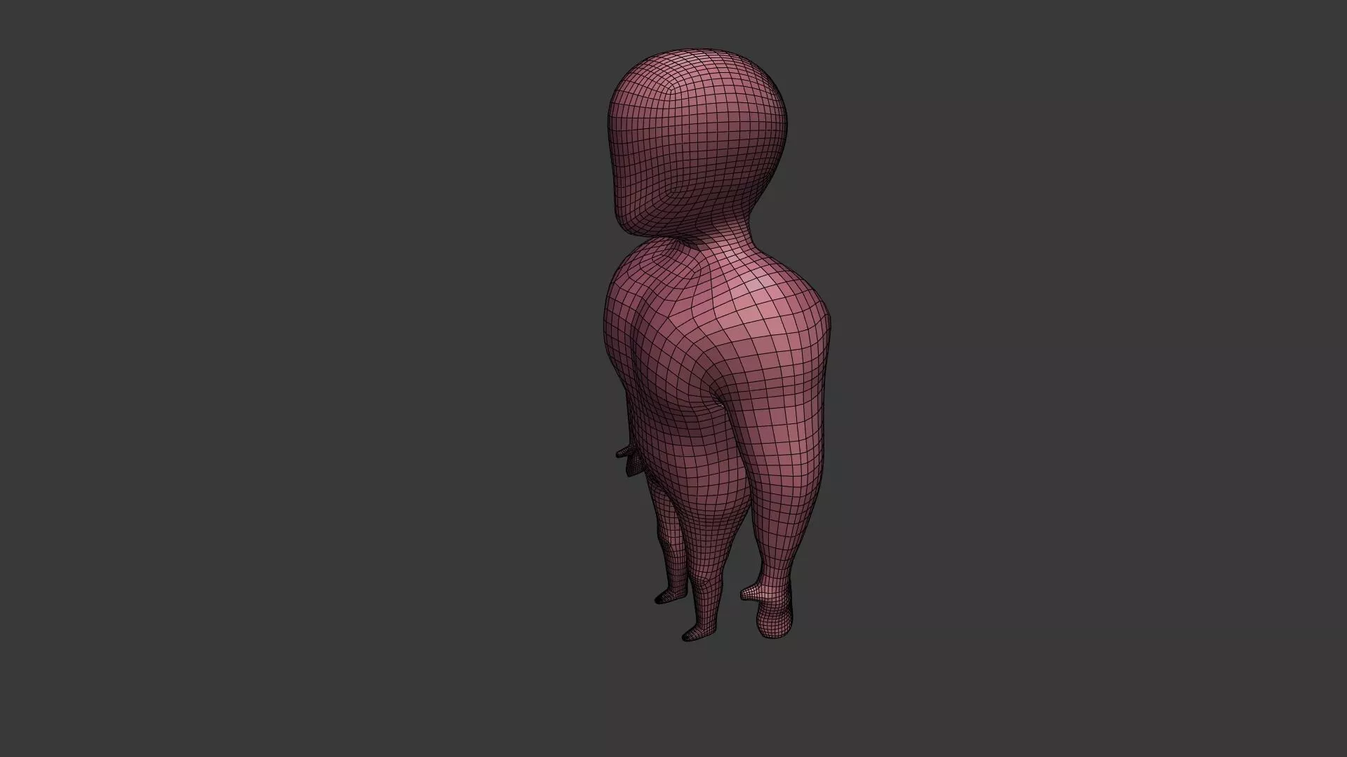 Simple Character Free low-poly 3D model