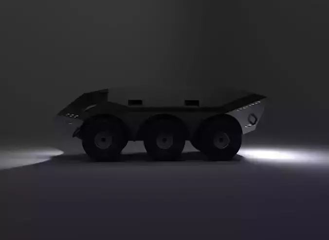 Futuristic APC Military Transport 3D model