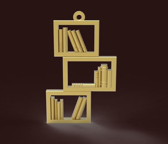 Pendant Books 3D print model 3D print model